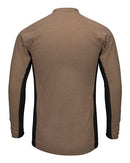 Bulwark - Long Sleeve FR Two-Tone Base Layer with Concealed Chest Pocket - EXCEL FR - MPS8