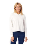 Alternative - Women's Burnout French Terry Crop Pullover Hoodie - 8642