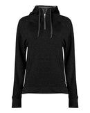 Badger - FitFlex Women's French Terry Hooded Quarter-Zip - 1051