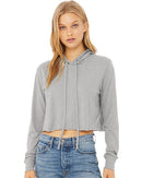 BELLA + CANVAS - Women’s Triblend Cropped Long Sleeve Hoodie - 8512