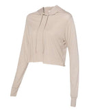 BELLA + CANVAS - Women’s Triblend Cropped Long Sleeve Hoodie - 8512