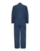 Red Kap - Button-Front Cotton Coverall Long Sizes - CC16L