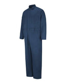 Red Kap - Button-Front Cotton Coverall Long Sizes - CC16L