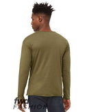 BELLA + CANVAS - FWD Fashion Unisex Triblend Raw Neck Long Sleeve Tee - 3416