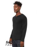 BELLA + CANVAS - FWD Fashion Unisex Triblend Raw Neck Long Sleeve Tee - 3416