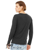 BELLA + CANVAS - FWD Fashion Unisex Triblend Raw Neck Long Sleeve Tee - 3416