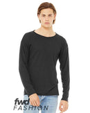 BELLA + CANVAS - FWD Fashion Unisex Triblend Raw Neck Long Sleeve Tee - 3416