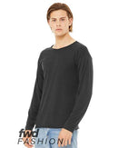 BELLA + CANVAS - FWD Fashion Unisex Triblend Raw Neck Long Sleeve Tee - 3416