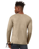 BELLA + CANVAS - FWD Fashion Unisex Triblend Raw Neck Long Sleeve Tee - 3416