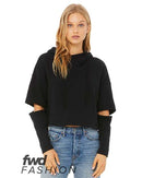 BELLA + CANVAS - FWD Fashion Women's Cut Out Fleece Hoodie - 7504