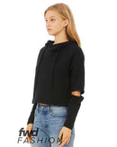 BELLA + CANVAS - FWD Fashion Women's Cut Out Fleece Hoodie - 7504