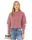 BELLA + CANVAS - FWD Fashion Women's Cut Out Fleece Hoodie - 7504