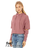 BELLA + CANVAS - FWD Fashion Women's Cut Out Fleece Hoodie - 7504