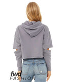 BELLA + CANVAS - FWD Fashion Women's Cut Out Fleece Hoodie - 7504