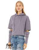 BELLA + CANVAS - FWD Fashion Women's Cut Out Fleece Hoodie - 7504