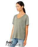 BELLA + CANVAS - FWD Fashion Women's Flowy Pocket Tee - 8818