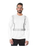 Bayside - USA-Made Hi-Visibility Long Sleeve Performance T-Shirt - Solid Tape - 3742