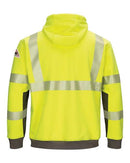 Bulwark - Hi-Visibility Color-Blocked Pullover Hooded Fleece Sweatshirt - SMB4
