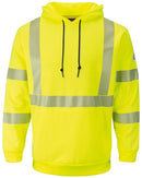 Bulwark - Hi-Visibility Pullover Hooded Fleece Sweatshirt - Long Sizes - SMH4L