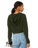 BELLA + CANVAS - FWD Fashion Women's Cinched Cropped Hoodie - 6512