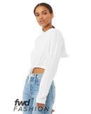 BELLA + CANVAS - FWD Fashion Women's Cinched Cropped Hoodie - 6512