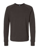 J. America - Ripple Fleece Raglan Crewneck Sweatshirt - 8707