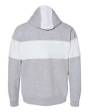 J. America - Varsity Fleece Colorblocked Hooded Sweatshirt - 8644