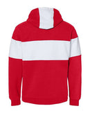 J. America - Varsity Fleece Colorblocked Hooded Sweatshirt - 8644