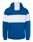 J. America - Varsity Fleece Colorblocked Hooded Sweatshirt - 8644