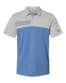 Adidas - Heathered Colorblock 3-Stripes Sport Shirt - A508