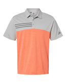 Adidas - Heathered Colorblock 3-Stripes Sport Shirt - A508