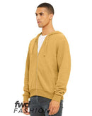 BELLA + CANVAS - FWD Fashion Unisex Sueded Fleece Full-Zip Hoodie - 3339