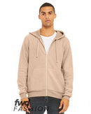 BELLA + CANVAS - FWD Fashion Unisex Sueded Fleece Full-Zip Hoodie - 3339
