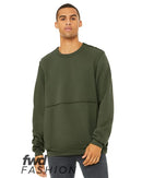 BELLA + CANVAS - FWD Fashion Unisex Raw Seam Crewneck Sweatshirt - 3743