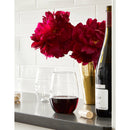 2 Pack Unbreakable Glass 12 Oz Wine Glass  Crystal Clear