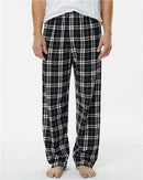 EG PRO Men Pajamas Flannel Plaid Pants with Pockets Sleepwear 3-Pack