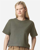 EG PRO Women T Shirts 3-Pack Fine Jersey Boxy Cropped Tee Short Sleeve Plain