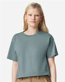 EG PRO Women T Shirt  Fine Jersey Boxy Cropped Tee Short Sleeve Plain - 2 Pack
