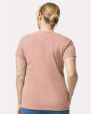 Pack of 4 Gildan Womens Short Sleeve Heavy Cotton Stylish Pocket T-Shirt Regular