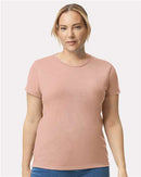 Pack of 4 Gildan Womens Short Sleeve Heavy Cotton Stylish Pocket T-Shirt Regular