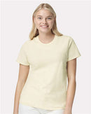 Pack of 4 Gildan Womens Short Sleeve Heavy Cotton Stylish Pocket T-Shirt Regular