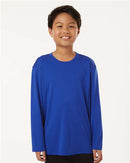 ER PRO Youth Boy T Shirts Long Sleeve Cotton Pro-Lock Performance - 3 Pack