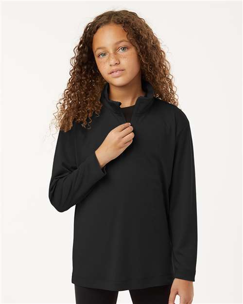 EG PRO Girls Pullover Sweater Quater-Zip Youth Pro Lock Performance