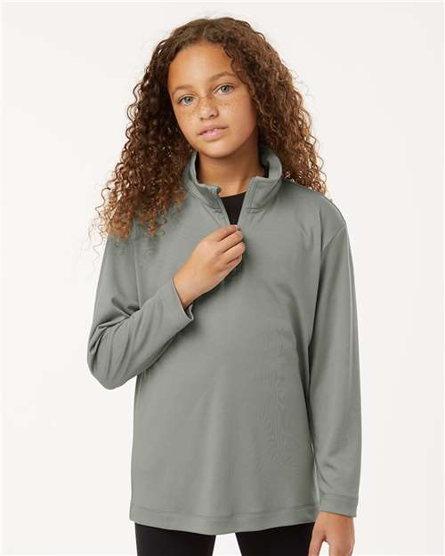 EG PRO Girls Pullover Sweater Quater-Zip Youth Pro Lock Performance
