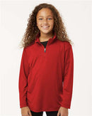 EG PRO Girls Pullover Sweater Quater-Zip Youth Pro Lock Performance