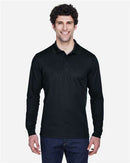 EG PRO Mens Polo Shirts Pique Long Sleeve Pinnacle Performance - 3 Pack