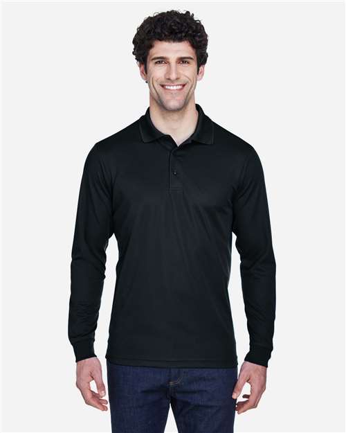 EG PRO Mens Polo Shirts Pique Long Sleeve Pinnacle Performance - 3 Pack