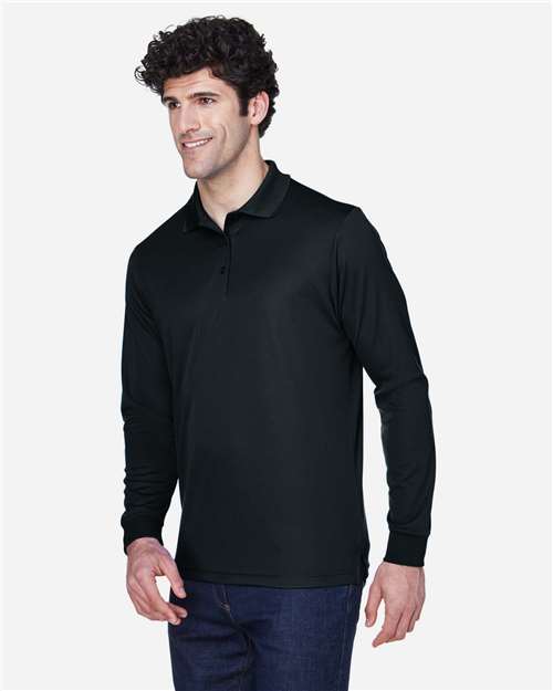 EG PRO Men Polo Pique Shirt Long Sleeve Pinnacle Performance - 2 Pack