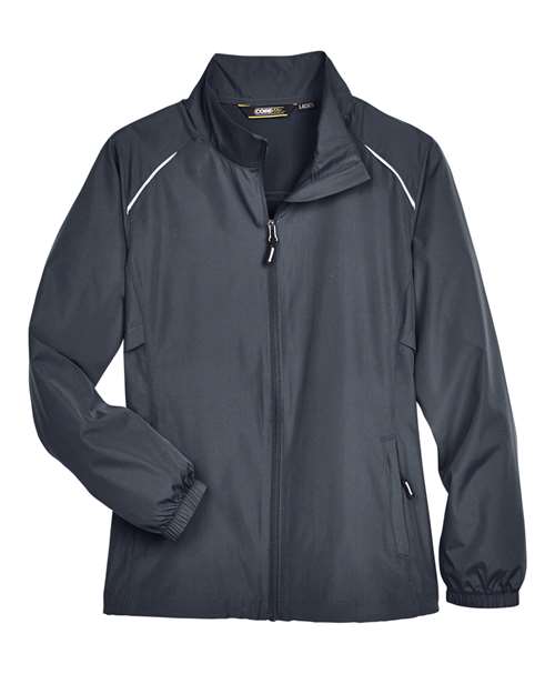 EG PRO Women's Jacket Lightweight Unlined Water Resistant Techno Lite Active Shell for Running & Travel - 2 Pack