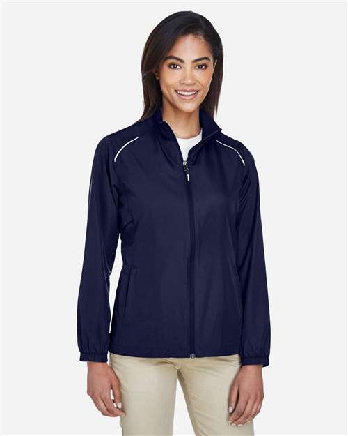 EG PRO Women's Jacket Lightweight Unlined Water Resistant Techno Lite Active Shell for Running & Travel - 2 Pack